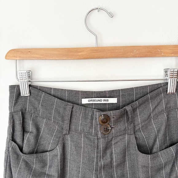 Orseund Iris wool stripe flare pants - Picture 4 of 7